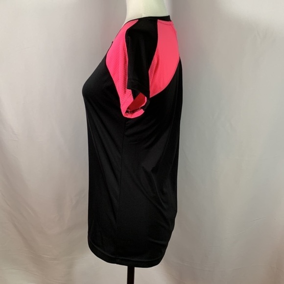 Adidas Black & Pink Athletic T-Shirt - Picture 4 of 9